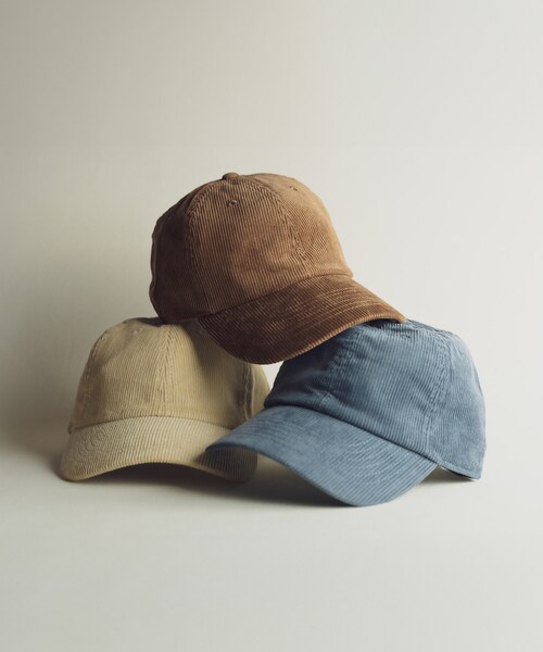 FUNGO TOKYO(ファンゴトウキョウ)の「CORDUROY CAP(キャップ・レディース・ブルー/ベージュ/ブラウン・one)」の17枚目の写真