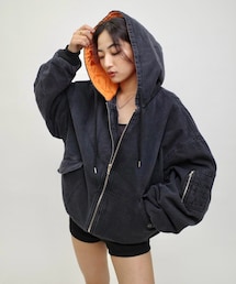 WHO'S WHO gallery | 【UNISEX/ユニセックス】KOOKY'N フードダックMA1(マウンテンパーカー)