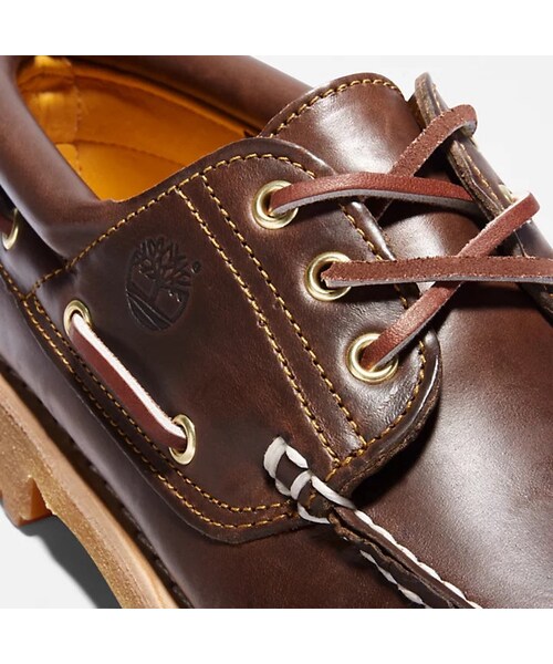 Timberland(ティンバーランド)の「AUTHENTIC 3-EYE LUG LEATHER - OG BROWN - THE GREAT DIVIDE(その他・メンズ・other・4 (UK)/5 (UK)/6 (UK)/7 (UK)/8 (UK)/9 (UK)/10 (UK)/11 (UK)/12 (UK))」の3枚目の写真
