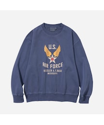 Keesler A.F. Sweatshirt - Pigment Blue -THE GREAT DIVIDE