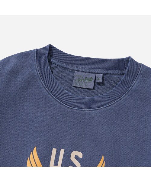 UNIFORM BRIDGE(ユニフォームブリッジ)の「Keesler A.F. Sweatshirt - Pigment Blue -THE GREAT DIVIDE(その他・メンズ・other・S/M/L/XL)」の3枚目の写真