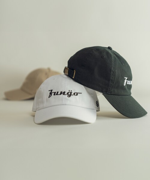 FUNGO TOKYO（ファンゴトウキョウ）の「アーチツバ ロゴ刺繍CAP（キャップ・レディース・ブラック/ホワイト/ベージュ・one）」の10枚目の写真