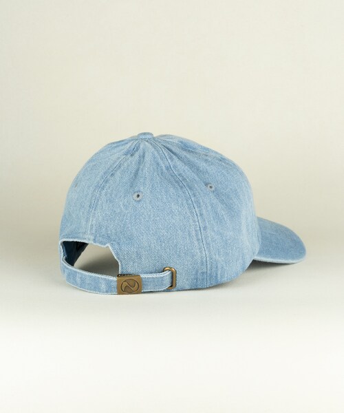 FUNGO TOKYO（ファンゴトウキョウ）の「PENGUIN アーチツバ デニムCAP（キャップ・レディース・ライトブルー/インディゴブルー・one）」の4枚目の写真