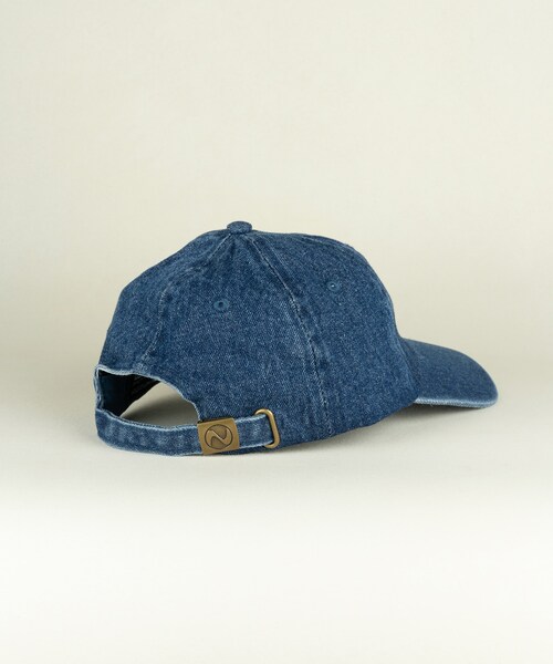 FUNGO TOKYO（ファンゴトウキョウ）の「PENGUIN アーチツバ デニムCAP（キャップ・レディース・ライトブルー/インディゴブルー・one）」の6枚目の写真