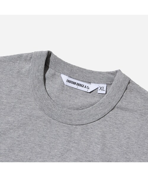 UNIFORM BRIDGE（ユニフォームブリッジ）の「HEAVYWEIGHT POCKET TEE -GREY MELANGE - THE GREAT DIVIDE（その他・メンズ・other・S/M/L/XL/2XL）」の3枚目の写真