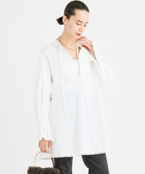 BABYLONE（バビロン）の「チュニックレースブラウス（）」 - WEAR