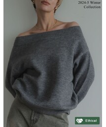 Re:EDIT（リエディ）の「アルパカタッチオフショルニットトップス - トップス通販 | 人気レディースファッション - Re:EDIT（リエディ）（その他）」