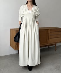 CAPRICIEUX LE'MAGE | 【HAPPY BAG対象】【低身長サイズあり】ウエストタックワンピース(ワンピース/ドレス)