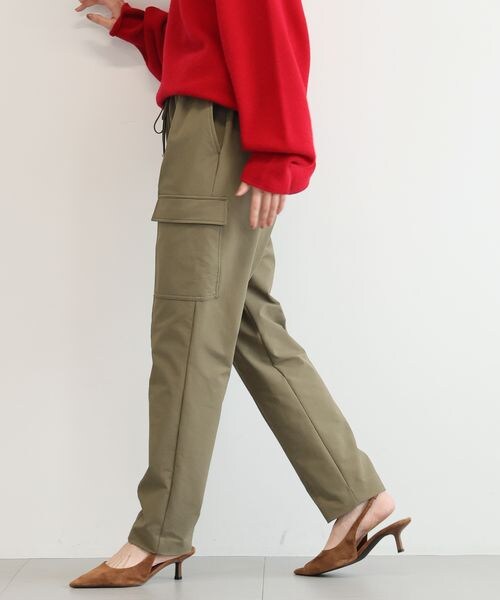 【BARNYARDSTORM】カーキ 裏起毛ストレッチカーゴパンツ(M) BARNYARDSTORM】カーキ 裏起毛ストレッチカーゴパンツ(M) パンツ