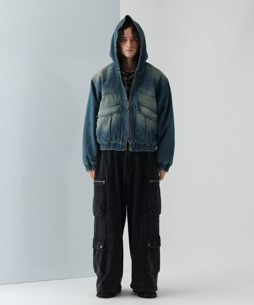 HARE（ハレ）の「デニムナカワタフードブルゾン（）」 - WEAR
