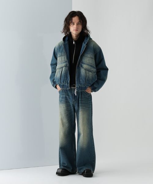 HARE（ハレ）の「デニムナカワタフードブルゾン（）」 - WEAR