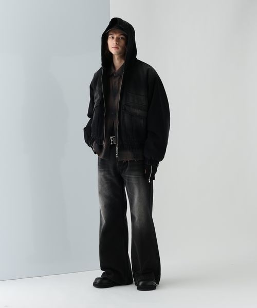 HARE（ハレ）の「デニムナカワタフードブルゾン（）」 - WEAR
