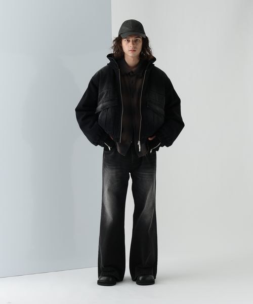 HARE（ハレ）の「デニムナカワタフードブルゾン（）」 - WEAR