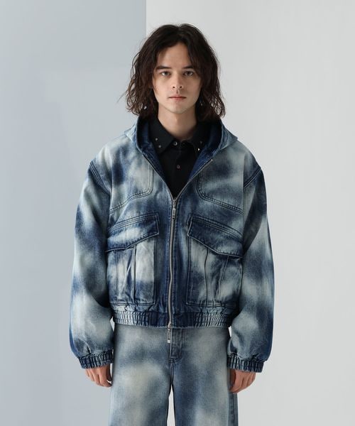 HARE（ハレ）の「デニムナカワタフードブルゾン（）」 - WEAR