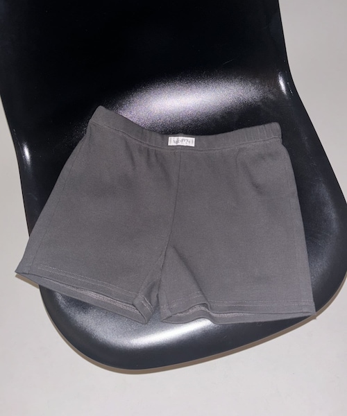 WHO'S WHO gallery（フーズフーギャラリー）の「【SLOPPY/スロッピー】リブショートパンツ（パンツ・レディース・グレー/チャコールグレー/ブラック・F）」の3枚目の写真