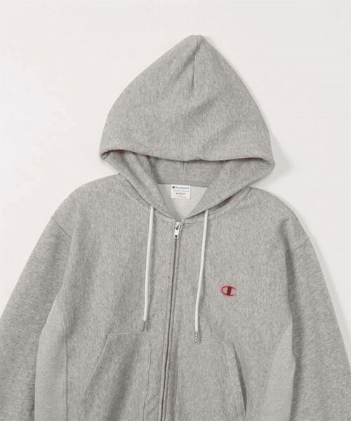 Champion(チャンピオン)の「Champion / 10oz 寬版刺繡連帽外套(その他・レディース・黑色/灰色・黑色/灰色)」の12枚目の写真