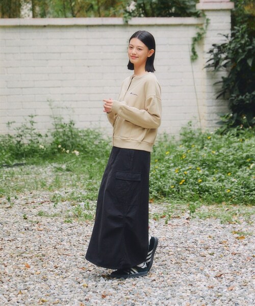 Champion(チャンピオン)の「Champion / 水洗感休閒開襟衫(その他・レディース・象牙白/黑色/膚色・象牙白/黑色/膚色)」の9枚目の写真