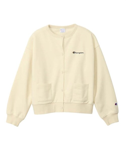 Champion(チャンピオン)の「Champion / 水洗感休閒開襟衫(その他・レディース・象牙白/黑色/膚色・象牙白/黑色/膚色)」の1枚目の写真