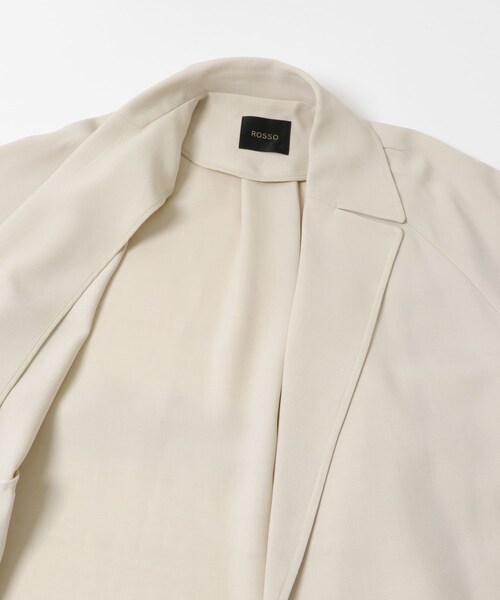 URBAN RESEARCH ROSSO（アーバンリサーチロッソ）の「撥水 ロングガウンコート（ステンカラーコート・レディース・ECRU/BEIGE・36/38）」の13枚目の写真
