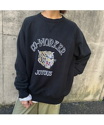 copine | フロントバックTIGERフロッキースウェット(スウェット)