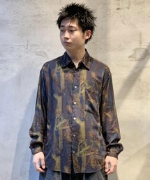GARDEN（ガーデン）の「YOKE/ヨーク/Patterned Regular Collar Shirt（トップス）」