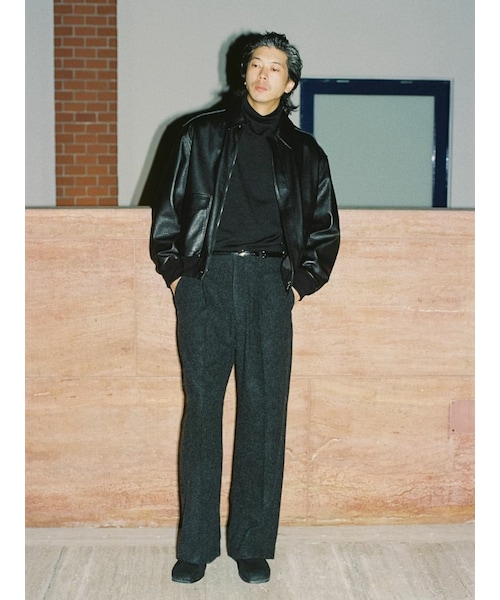 スーツ lidnm WOOL FLEECE SLACKS LIDNM（リドム）の「WOOL FLEECE SLACKS（スラックス）」 - WEAR