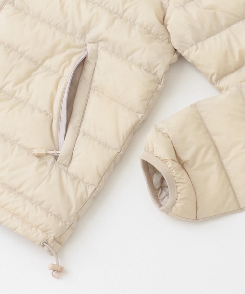 URBAN RESEARCH DOORS（アーバンリサーチドアーズ）の「DANTON　INNERDOWN CREWNECK JACKET（その他アウター・レディース・BLACK/OYSTER WH/NAVY・S）」の7枚目の写真