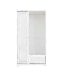 nissen | 2種類の取っ手が選べるミラー付きワードローブ(収納グッズ)