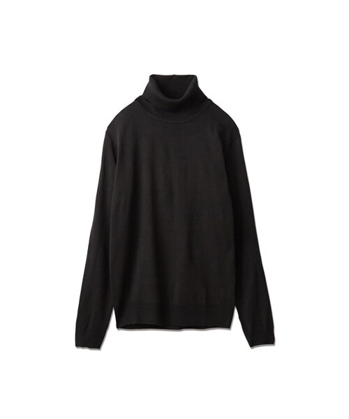 nissen（ニッセン）の「ウォッシャブルタートルネックセーター（ニット/セーター・メンズ・黒/インクブルー/杢グレー/ネイビー・M/L/LL/3L/4L/5L/6L/7L/8L/10L）」の10枚目の写真