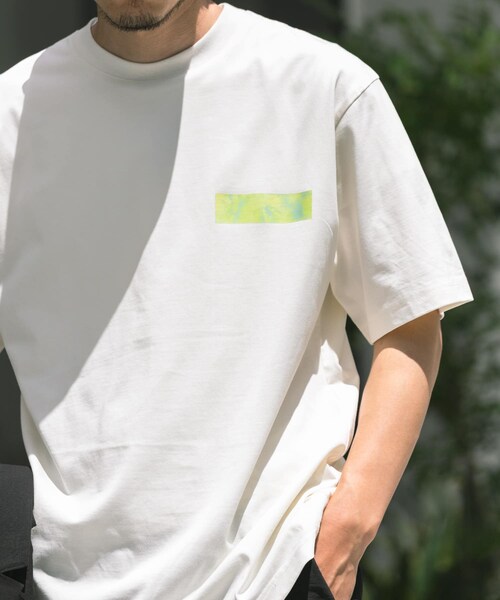 EKAL（エカル）の「『UR TECH ひやサラクール』プリントボックスTシャツ（Tシャツ/カットソー・メンズ・ホワイト/ブラック・M/L）」の9枚目の写真