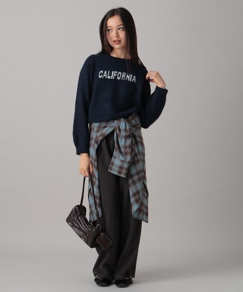 FOREVER 21(フォーエバー トゥエンティーワン)の「微起毛タックダブルスラックス(フォーマルスーツ/小物・チャコール18/ブラウン55・S/M)」の10枚目の写真