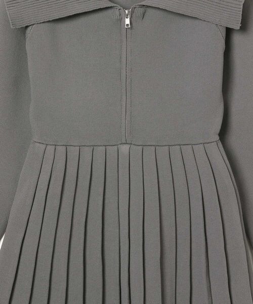 Heather（ヘザー）の「ZIPプリーツニットミニワンピース（）」 - WEAR