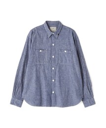 AVIREX（アヴィレックス）の「《TFQP by HANDROOM》JAPAN MADE CHAMBRAY SHIRT / ジャパンメイド シャンブレ（トップス）」