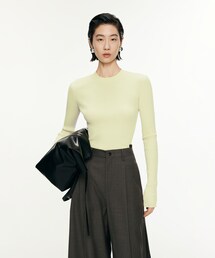 JNBY | Color-block Slim-Fit Knit Pullover(ニット/セーター)