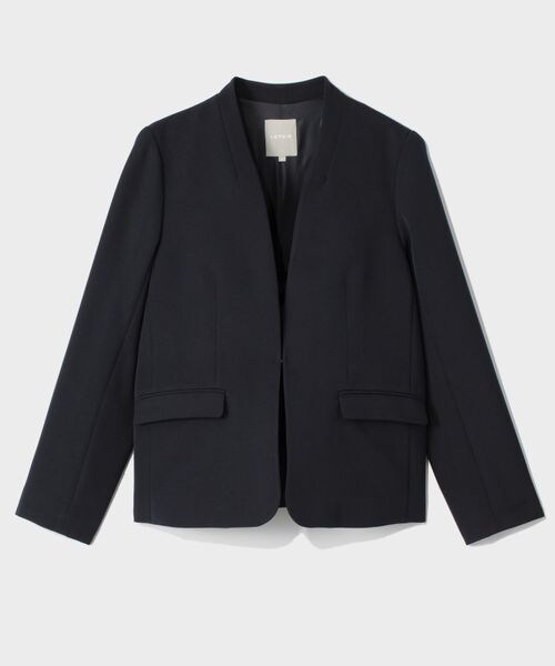 LEPSIM Wクロスストレッチノーカラージャケット Ｌ　新品未使用 LEPSIM｜【入卒式/セレモニー】Wクロスストレッチノーカラー