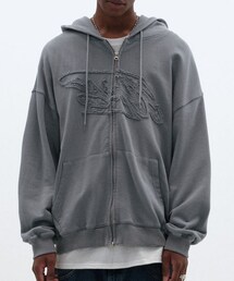 ALAND（エーランド）の「SUADE／LOOSEフーディージップ（ウラケ）（その他）」