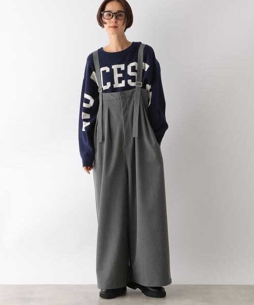 LEPSIM（レプシィム）の「オールインワン（オールインワン・サロペット・レディース・ブラック09/グレー15/グレー*ピンストライプ19(新色)・FREE SIZE）」の20枚目の写真