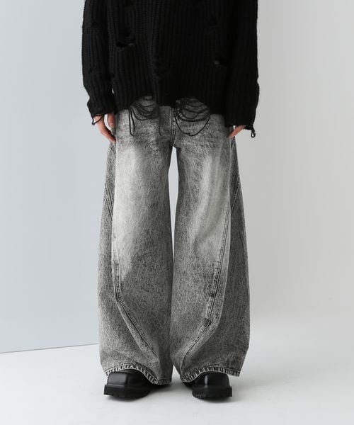 HARE 3ディメンションデニムパンツ Mサイズ ネット残りわずか HARE ジーンズ 「SET UP対応」3ディメンションデニムパンツ(HARE