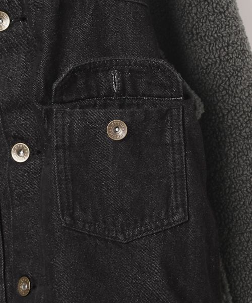 LEPSIM ボアコンビデニムジャケット 楽天市場】ボアコンビデニムジャケット LEPSIM レプシィム ジャケット