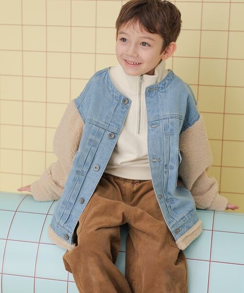 LEPSIM（レプシィム）の「ボアコンビデニムジャケット（）」 - WEAR