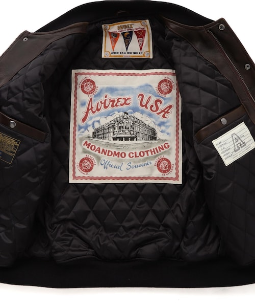AVIREX MOANDMO バーシティジャケットL