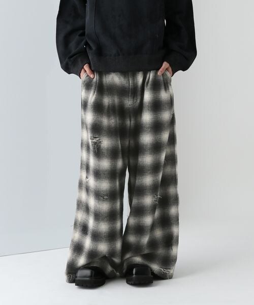 HARE（ハレ）の「ダメージチェックパンツ（）」 - WEAR