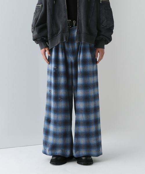 HARE（ハレ）の「ダメージチェックパンツ（）」 - WEAR