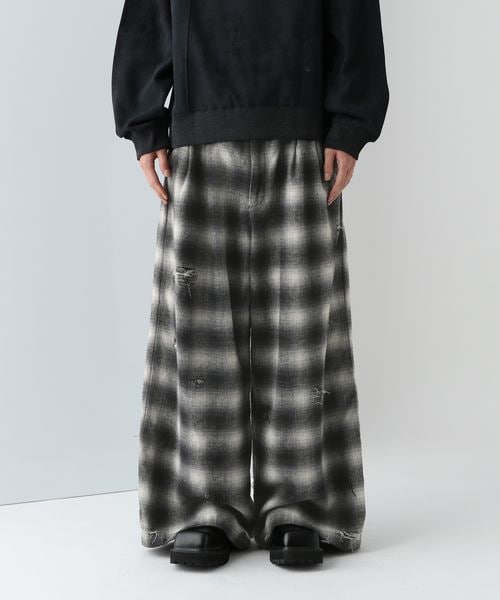 HARE（ハレ）の「ダメージチェックパンツ（）」 - WEAR