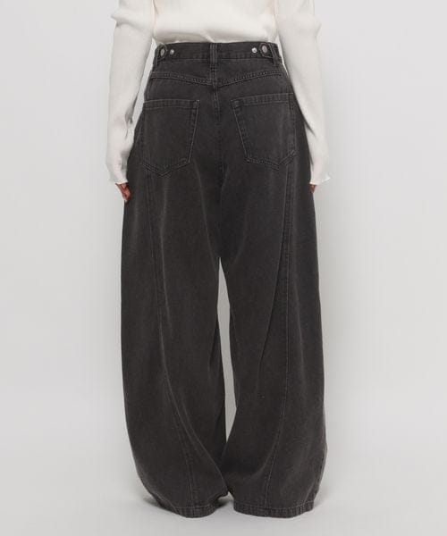 LEPSIM｜カーブバギーデニムパンツ | Rakuten Fashion(楽天