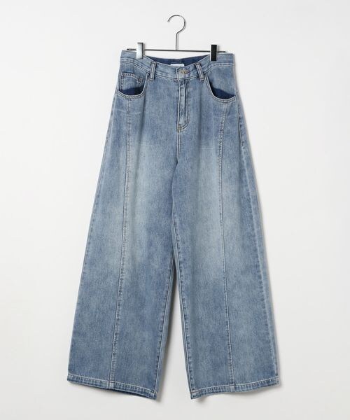 LEPSIM（レプシィム）の「カーブバギーデニムパンツ（）」 - WEAR
