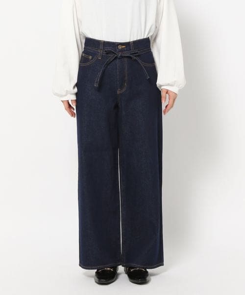 LEPSIM（レプシィム）の「ベルト付きストレートデニム（）」 - WEAR