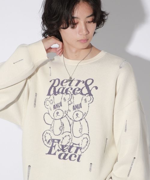 PAGEBOY（ページボーイ）の「Anui/ツインGRMベアーニット（）」 - WEAR