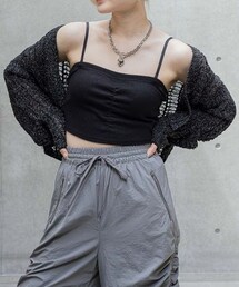 PAGEBOY（ページボーイ）の「フロントシャーリングショートキャミ（その他）」