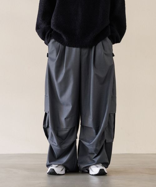 PAGEBOY（ページボーイ）の「Anui/TRタックパラシュートパンツ